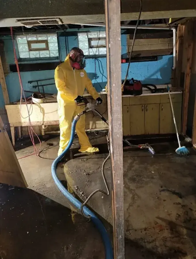 Category 3 sewage backup cleanup in a Lake Dallas home