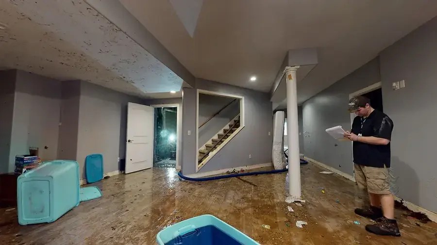 Storm and flood water damage cleanup near Lewisville Lake